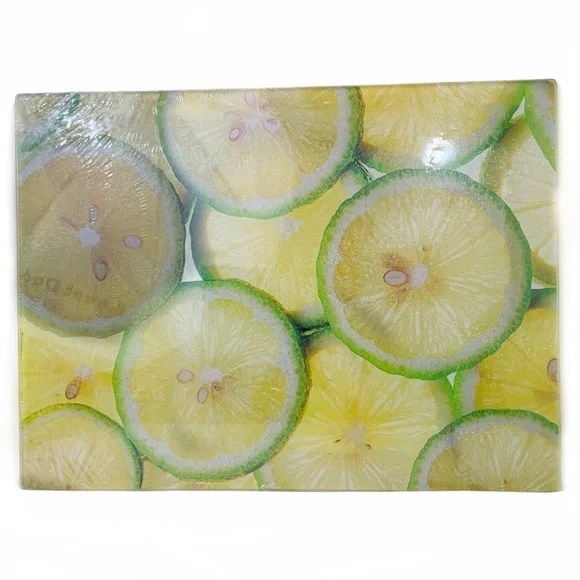 Anchor Hocking Lemon Lime Photo Glass Cutting Board 12” X 15” - Picture 10 of 15